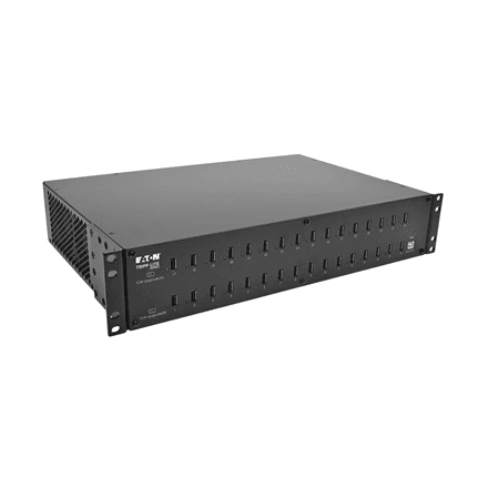 Tripp Lite 32-Port USB Charging Station with Syncing, 230V, 5V 80A (400W) USB Charger Output, 2U Rack-Mount | U280-032-RMINT – image 1