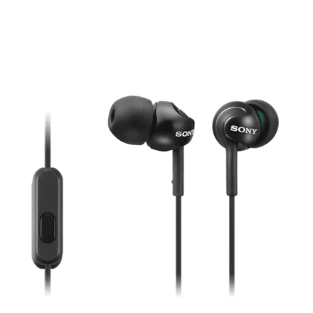 Sony In-ear Headphones EX series, Black | Sony | MDR-EX110AP | In-ear | Black – image 1