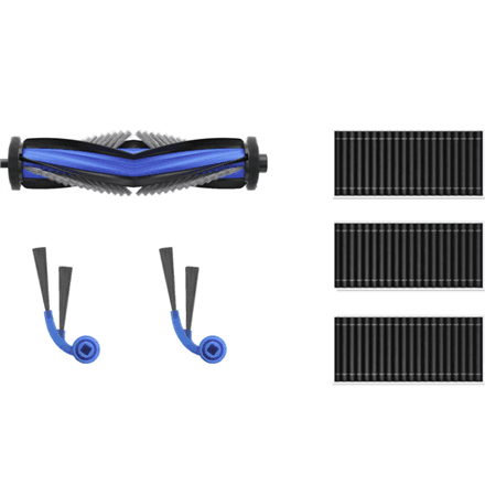 Ecovacs DKT060214 Service Kit for DEEBOT T80 Family, 1x Anti-Tangle Main Brush, 2 Anti-Tangle Side Brushes, 3x Antibacterial Filters – image 1