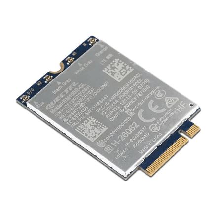 Lenovo WWAN Module for X1 Carbon Gen 12/P16v Gen 2 · ThinkPad Quectel EM160R-GL 4G LTE-A Cat 16 M.2 · 42 x 30 x 2.3 mm – image 1