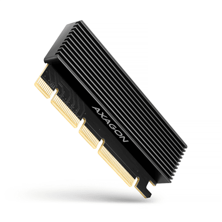 AXAGON PCI-Express x16 adapter with cooler for connecting an NVMe M.2 SSD drive to a computer | PCEM2-XS – nuotrauka 1