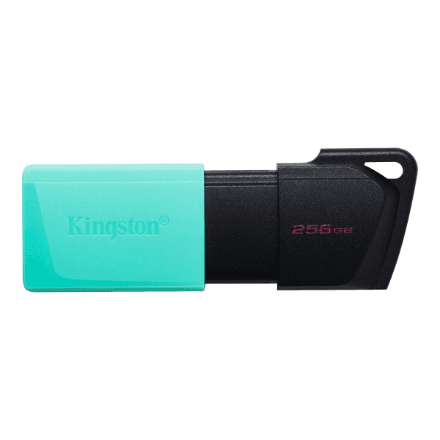 Kingston | USB Flash Drive | DataTraveler Exodia | 256 GB | USB Type-A | Black/Teal – image 1