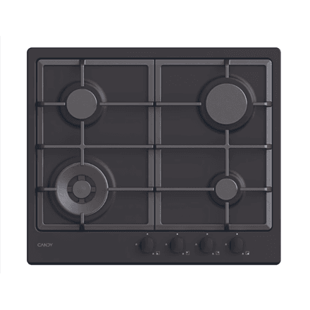 Candy Hob | CHG6BFB4WB | Gas | Number of burners/cooking zones 4 | Knobs | Black – nuotrauka 1