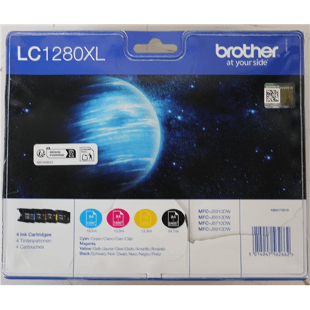 SALE OUT. Brother LC1280XL Multipack Ink Cartridge C/M/Y/BK · Brother Multipack · LC1280XL – nuotrauka 1