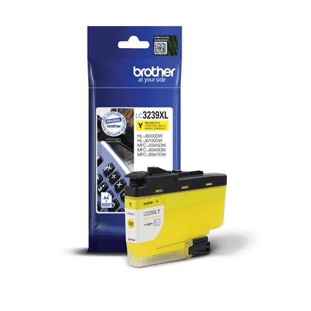 Brother High-yield Ink Cartridge | LC3239XLY | Ink | Yellow – nuotrauka 1
