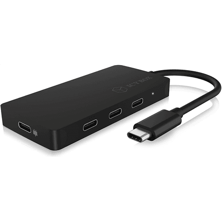 Raidsonic | 4-port hub with USB Type-C interface and PD port | IB-HUB1429-CPD – image 1