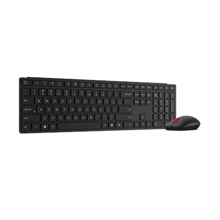 Lenovo Multi-Mode Pro Combo Keyboard and Mouse 6000-US Euro · Keyboard and Mouse Set · Wireless – image 1