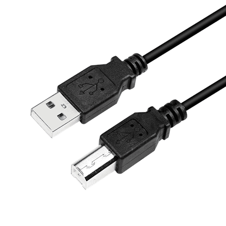 Logilink USB cable USB 2.0 A to B 2x male – image 1
