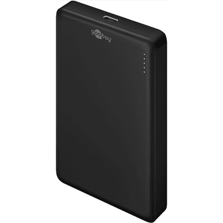 Goobay Magnetic Wireless Power Bank | 70183 | 10000 mAh | USB-C | Black – nuotrauka 1