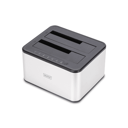 Digitus USB 3.0 dual SATA HDD Docking Station 2.5"/3.5" – nuotrauka 1