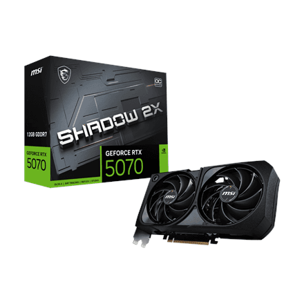 MSI GeForce RTX 5070 12G SHADOW 2X OC Bulk Pack · NVIDIA · 12 GB – image 1