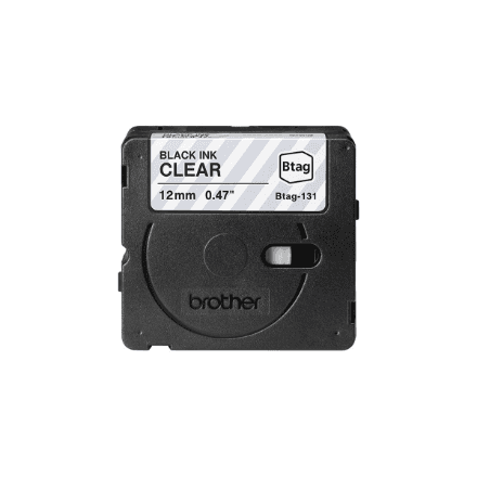 Brother BTAG-131 | Black on Clear | Btag – image 1
