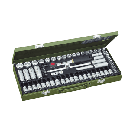 Proxxon | Socket and Ratchet Set, 3/8" | 65 pc(s) – nuotrauka 1