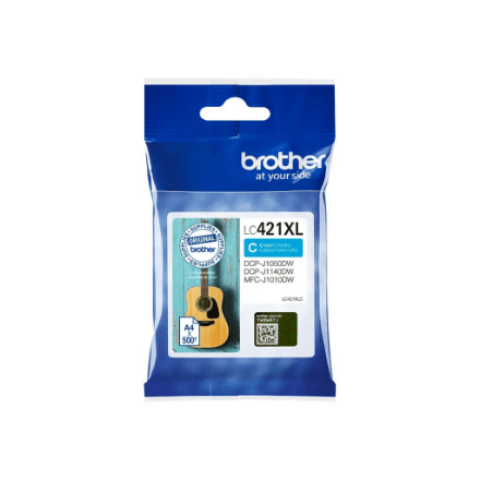 Brother LC421XLC Ink Cartridge, Cyan | Brother LC421XLC | Ink cartridge | Cyan – nuotrauka 1