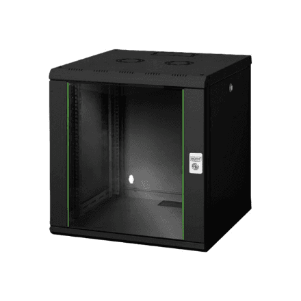 Digitus | Wall Mounting Cabinet Unique Series | DN-19 12U-6/6-SW | 60 x 60 cm | Black – image 1