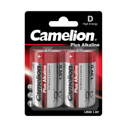 Camelion | D/LR20 | Plus Alkaline | 2 pc(s) – image 1