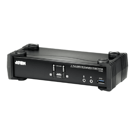 Aten CS1922 2-Port USB 3.0 4K DisplayPort KVMP Switch · Aten · 2-Port USB 3.0 4K DisplayPort KVMP™ Switch (Cables included) – nuotrauka 1