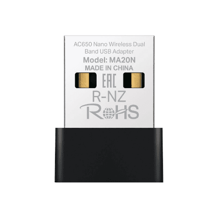 Mercusys AC650 Nano Wireless Dual Band USB Adapter | MA20N – nuotrauka 1
