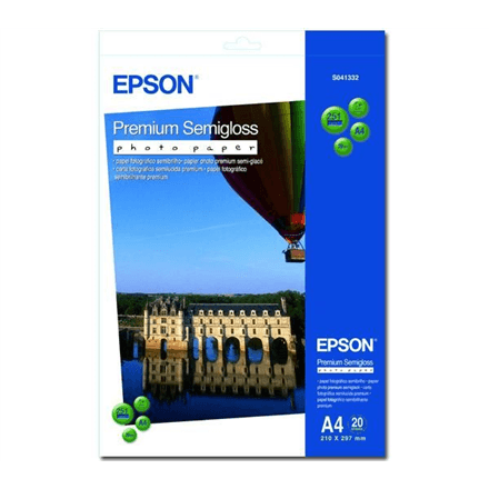 Premium Semigloss Photo Paper, DIN A4, 251g/m², 20 Sheets | A4 – nuotrauka 1