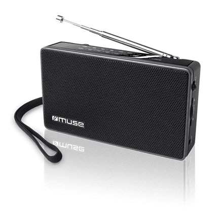 Muse | M-030R | 2-band portable radio | Black – image 1