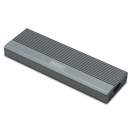 Digitus USB M.2 hard disk enclosure, SSD, external, NVMe + SATA, 10Gbps (NVMe) 6 Gbps (SATA), USB3.1 Gen2 | DA-71156 – image 1