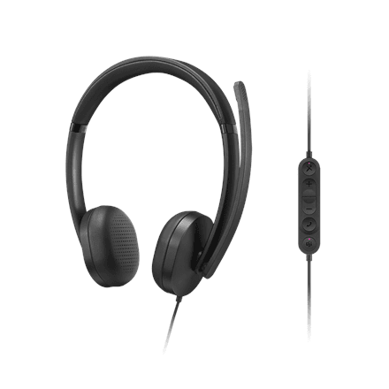 Lenovo Wired VoIP Headset 5000 (Teams) · Built-in microphone · USB Type-A, USB Type-C – nuotrauka 1