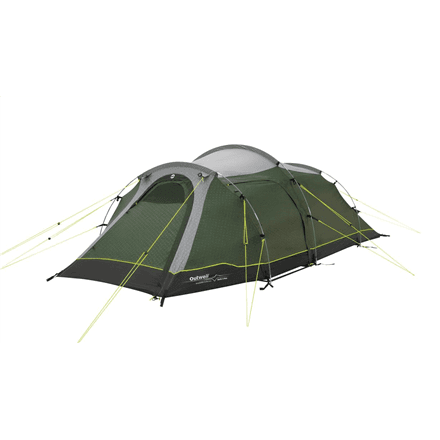 Outwell Two Room Tunnel Tent | Earth 3 Plus | 3 person(s) | Green – image 1