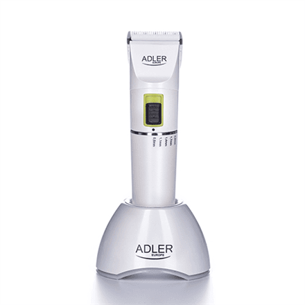 Adler | Hair clipper | AD 2827 | Cordless or corded | Number of length steps 4 | White – nuotrauka 1