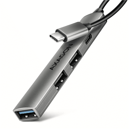 AXAGON ALU STRIP USB-C 4 port hub | HUE-STC – nuotrauka 1