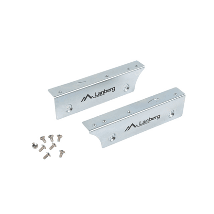 Lanberg Mounting Frame for 2.5" SSD/HDD to 3.5" Bay | IF-35-25 | Silver – nuotrauka 1