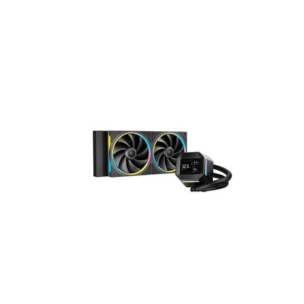 Deepcool Liquid CPU Cooler | LM240 | Black | Intel, AMD – image 1