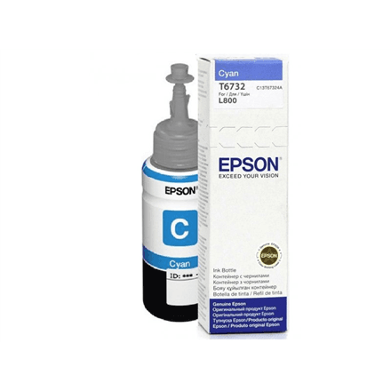 Epson T6732 Ink bottle 70ml | Ink Cartridge | Cyan – nuotrauka 1