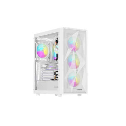 Genesis Gaming PC Case | Diaxid 605 ARGB | White | Midi Tower – nuotrauka 1