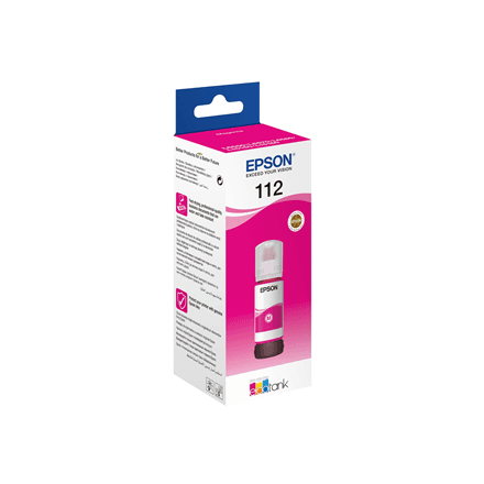 Epson 112 EcoTank Pigment | C13T06C34A | Ink Bottle | Magenta – nuotrauka 1