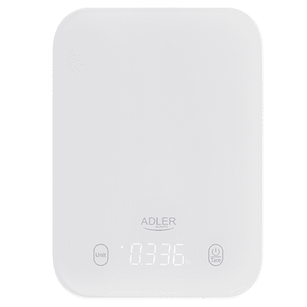 Adler Kitchen Scale | AD 3181w | Graduation 1 g | Display type LED | White – image 1