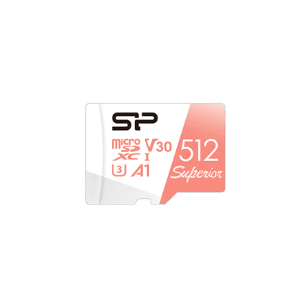 Silicon Power Superior | 512 GB | microSDXC | Flash memory class 10 – image 1