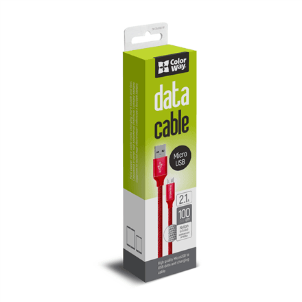 ColorWay | USB Charging cable | USB | 2.1 A – nuotrauka 1
