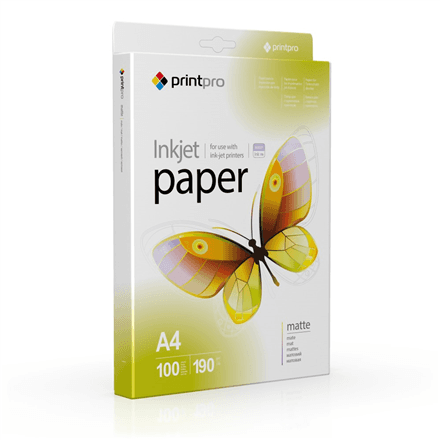 ColorWay PrintPro Photo Paper, 100 sheets | Matte | 190 g/m² | A4 – nuotrauka 1