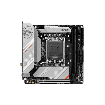 SALE OUT. MSI MPG B760I EDGE WIFI · Processor family Intel · Processor socket LGA1700 – nuotrauka 1