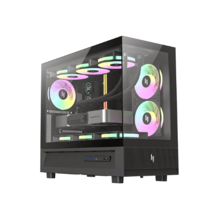 Gamemax Case | NEX C31 BK | MATX/BTF – nuotrauka 1