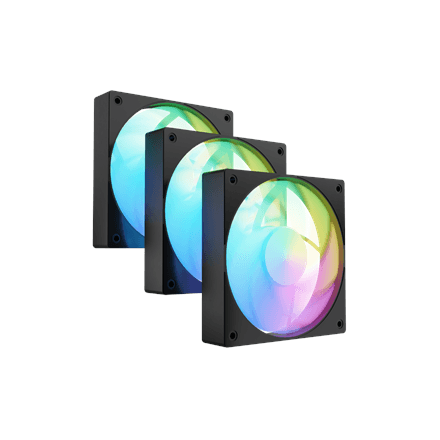 Fury Sai S12 ARGB PWM, 3-pack | Fan | Black – image 1