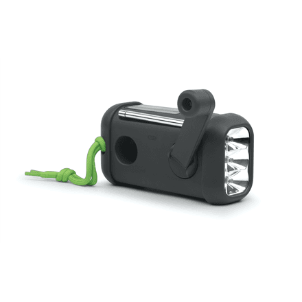 Muse Portable Solar Radio with Crank and Flashlight – nuotrauka 1