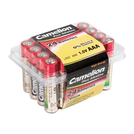 Camelion | LR03-PB24 | AAA/LR03 | Plus Alkaline | 24 pc(s) – nuotrauka 1