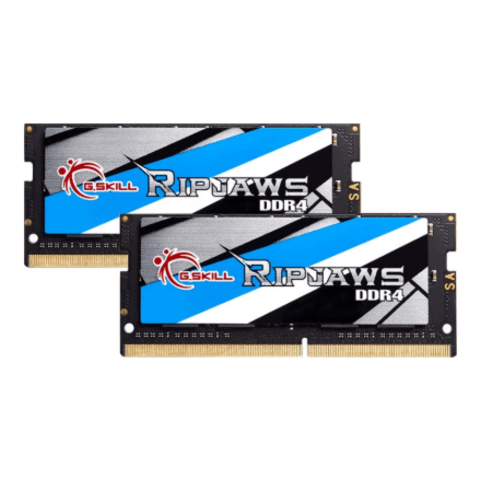 G.Skill Ripjaws - 32 GB - 2 x 16 GB - DDR4 - 2400 MHz - 260-pin SO-DIMM - Juodas,Mėlyna,Gold,Pilkas,Baltas | G.Skill – image 1