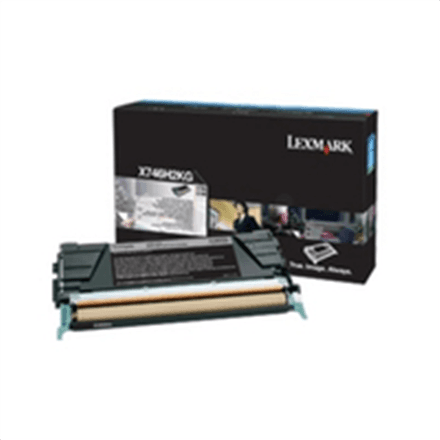 Lexmark X746H3KG | X746, X748 Black High Yield Corporate Cartridge | Cartridge | Black – nuotrauka 1