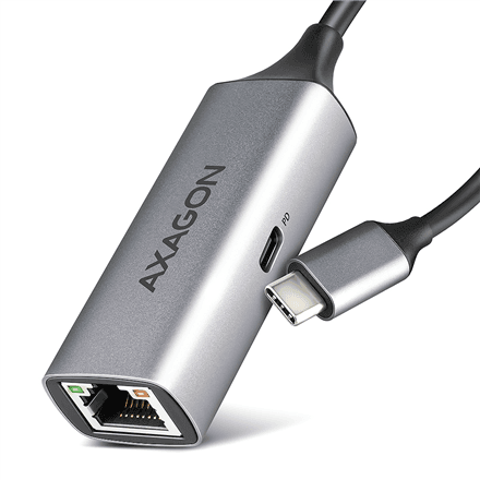 AXAGON | ADE-TXPD USB-C Gigabit Ethernet Adapter with PD 100W – nuotrauka 1