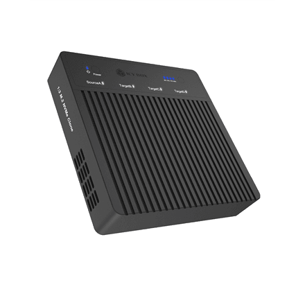 Raidsonic 4-Bays USB4 Duplicator (1:3 clone) for NVMe M.2 SSD | IB-4013MCL-C4 – image 1