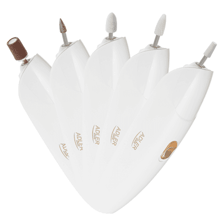 Adler | 5in1 Electric Nail Drill | AD 2179 | White – nuotrauka 1