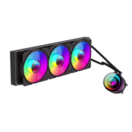 Gamemax CPU Liquid Cooler | ICEBURG 360 INFINITY BK | Black – nuotrauka 1