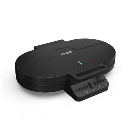 Princess Waffle Maker | 132384 | 1200 W | Number of pastry 10 | Heart shaped | Black – nuotrauka 1